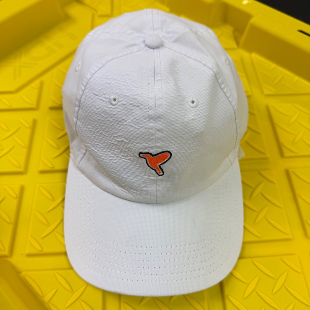 Birddogs Performance Baseball Cap White Adjustable‎ Hat Embroidered Bird Logo